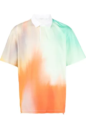 Maison Kitsuné Poloshirt met abstracte print
