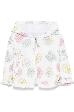 MONNALISA Windjack met bloemenprint
