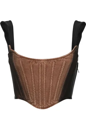 MUGLER Denim korset