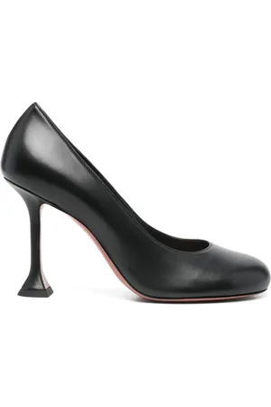 Amina Muaddi 80 mm leren pumps