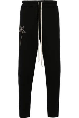 Rick Owens Trainingsbroek met geborduurd logo