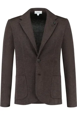 LARDINI Blazer met broche