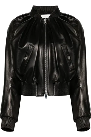 Alexander McQueen Leren bomberjack
