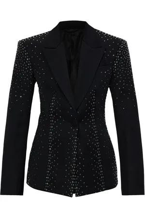 The Attico Blazer verfraaid met kristallen