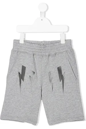 Neil Barrett Joggingshorts met bliksemflitsprint