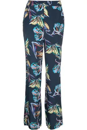 Diane von Furstenberg Broek met vlinderprint