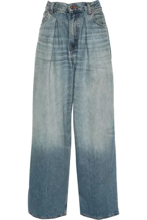 haikure Candy high waist jeans met wijde pijpen