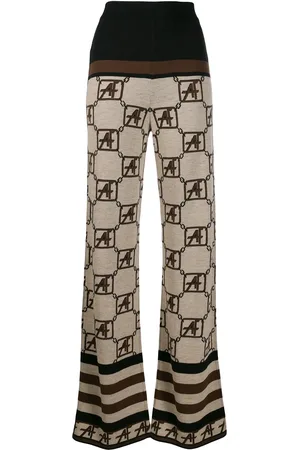 Alberta Ferretti Broek met geometrisch patroon