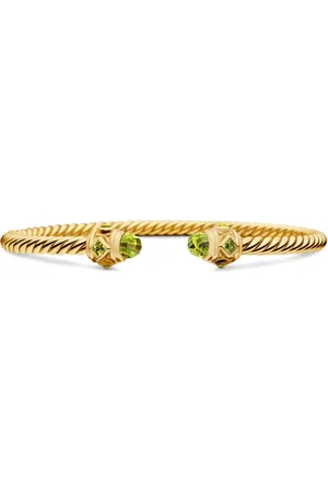 David Yurman 18kt geelgouden Renaissance Cablespira armband (3,5mm)