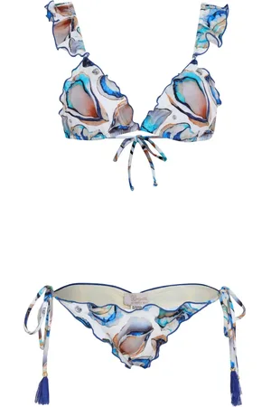 Brigitte Bikini met schelpenprint