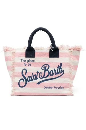 MC2 SAINT BARTH Vanity gestreepte strandtas
