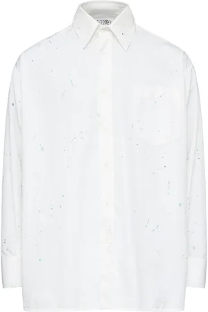 Maison Margiela Overhemd met verfspatten