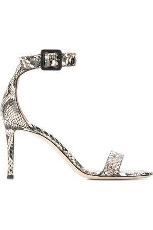 Giuseppe Zanotti Sandalen met slangenleer effect