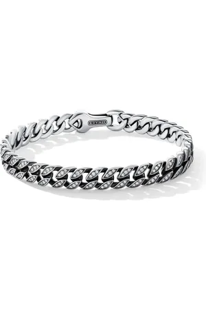 David Yurman Zilveren schakelarmband (8mm)