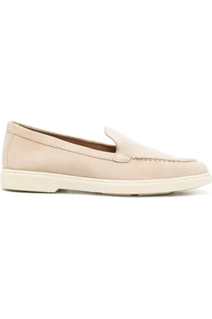 santoni Loafers met ronde neus