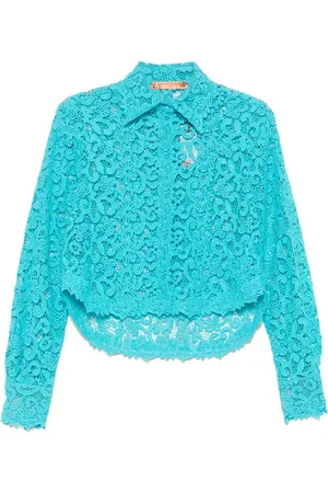 ERMANNO SCERVINO Blouse met bloemenkant
