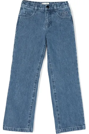 Fendi Jeans met geborduurd logo