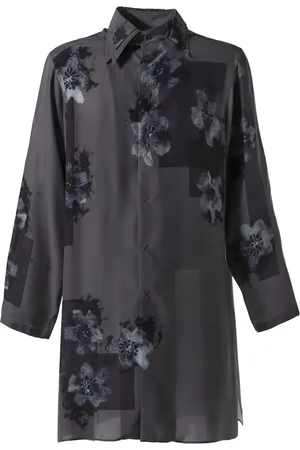YOHJI YAMAMOTO Overhemd met bloemenprint