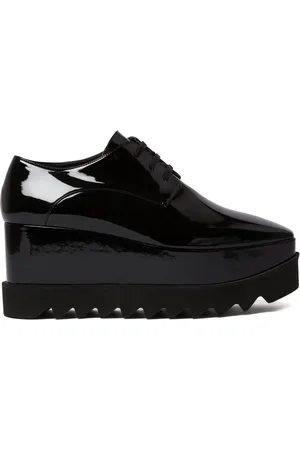 Stella McCartney 80 mm Elyse glanzende Oxford schoenen