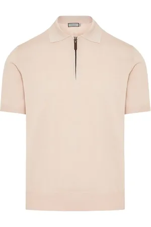 CANALI Poloshirt met halve rits