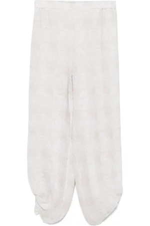 Emporio Armani Broek met gestrikte manchetten