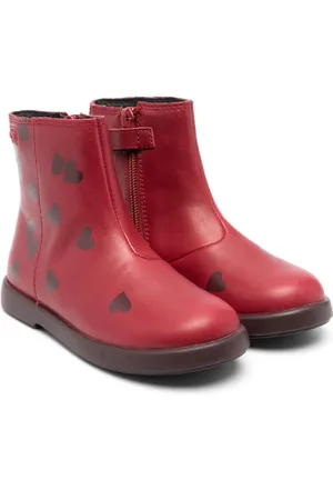 Camper Duet Twins laarzen met hartprint