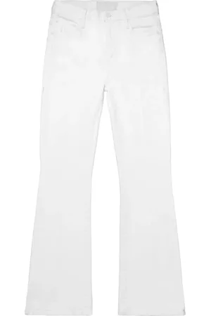 Mother The Weekender jeans met franje