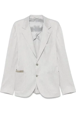 brett johnson Blazer met opgestikte zak