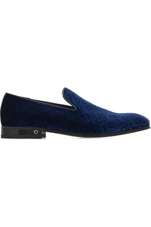 Salvatore Ferragamo Fluwelen loafers