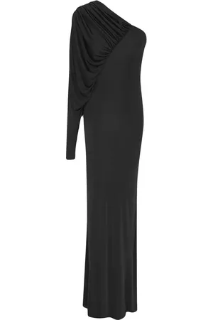 Saint Laurent Asymmetrische avondjurk