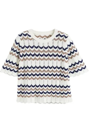 Chinti & Parker Gebreide chevron top