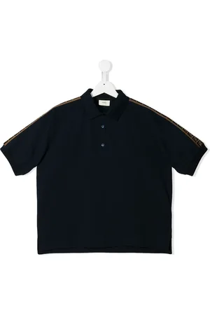 Fendi Poloshirt met logostreep