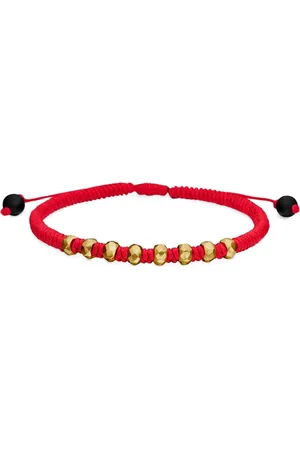 David Yurman 18kt geelgouden Fortune Woven armband (5.5mm)