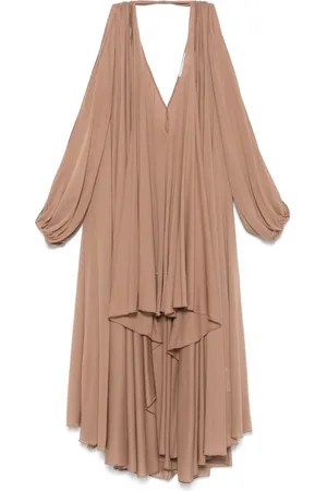 BLUMARINE Asymmetrische Georgette mini