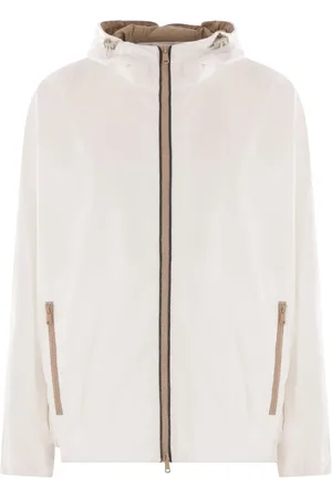 Brunello Cucinelli Windjack met capuchon