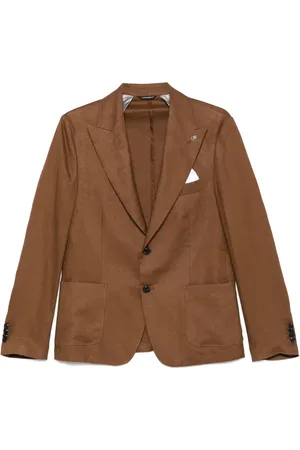 D.A. Daniele Alessandrini Linnen blazer