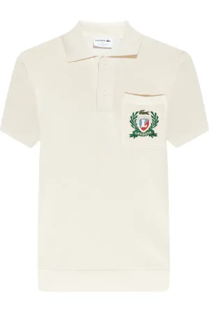 Lacoste Poloshirt met textuur