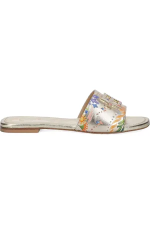 BALDININI Slippers met logoplakkaat