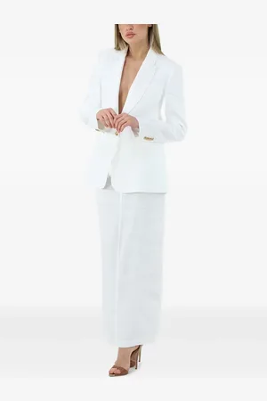 Elisabetta Franchi Blazer met enkele rij knopen