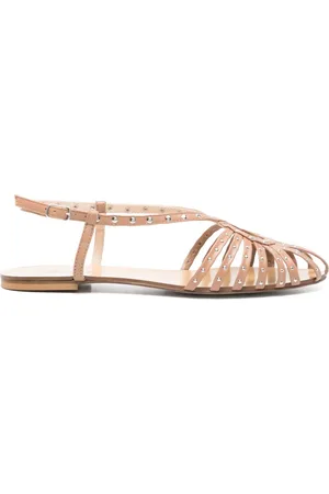 ANNA F. Camelia sandalen met studs