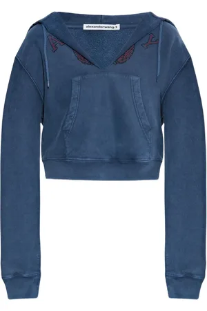 Alexander Wang Gerafelde katoenen hoodie