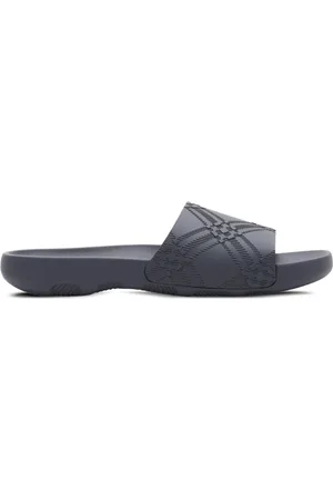 Burberry Geruite slippers met reliëf