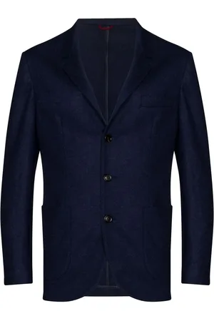 Brunello Cucinelli Blazer met enkele rij knopen