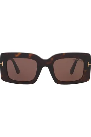 Tom Ford Zonnebril met geometrisch montuur