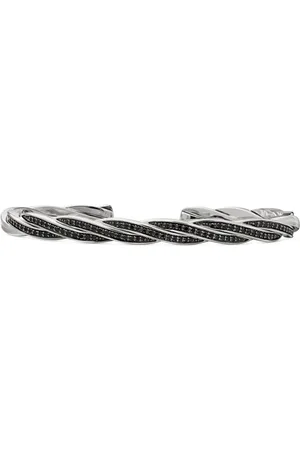 David Yurman Sterling zilveren DY Helios armband (6mm)