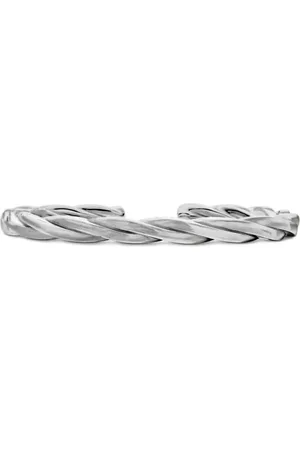 David Yurman Sterling zilveren DY Helios armband (6mm)