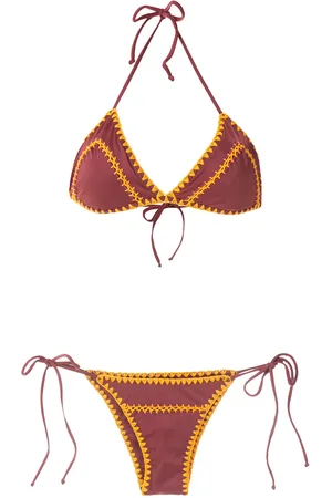 Brigitte Bikini met gehaakte afwerking