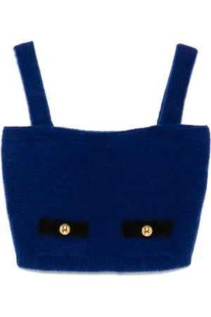 Alessandra Rich Gebreide tanktop