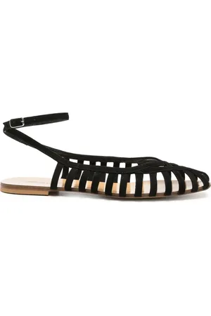 ANNA F. 513 suède sandalen