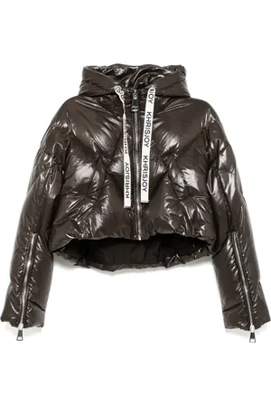 Khrisjoy Khris cropped glanzend jack
